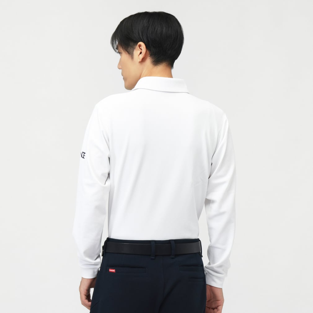 le coq sportif golf Men's Golf Wear DTC Special Color Basic Design Long Sleeve Shirt LG5FLS00M