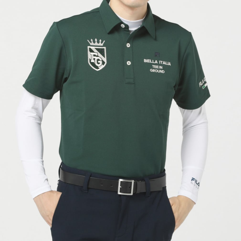 FILA Men's Golf Wear Short Sleeve Shirt + Inner Set 782500