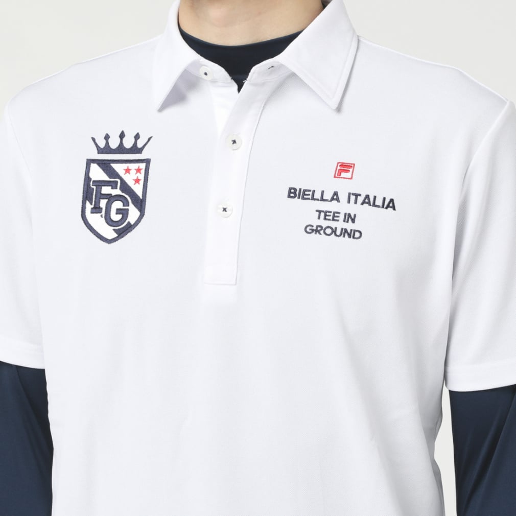 FILA Men's Golf Wear Short Sleeve Shirt + Inner Set 782500
