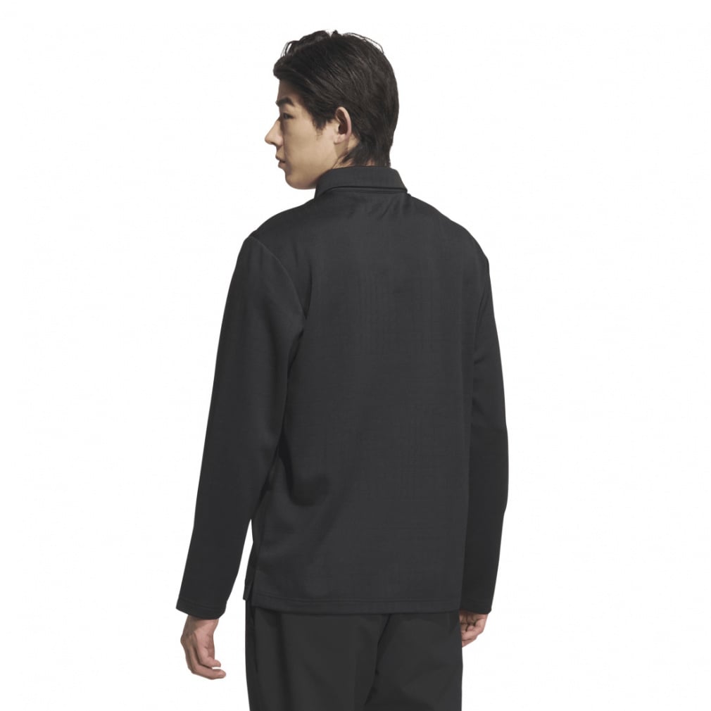 adidas Men's Golf Wear Seasonal Jacquard Long Sleeve Shirt JVV03