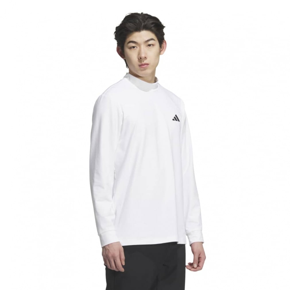 adidas Men's Golf Wear Back Graphic Long Sleeve Mock Shirt JVV08