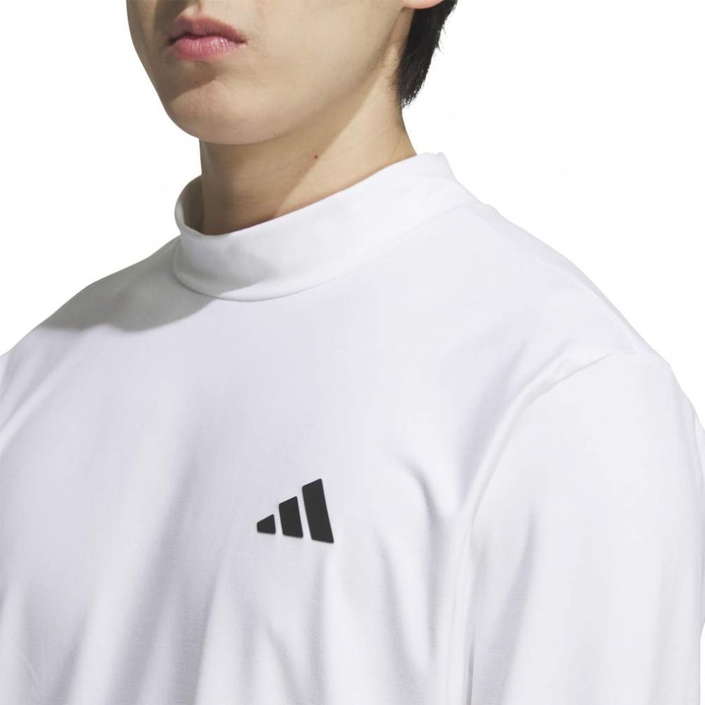 adidas Men's Golf Wear Back Graphic Long Sleeve Mock Shirt JVV08