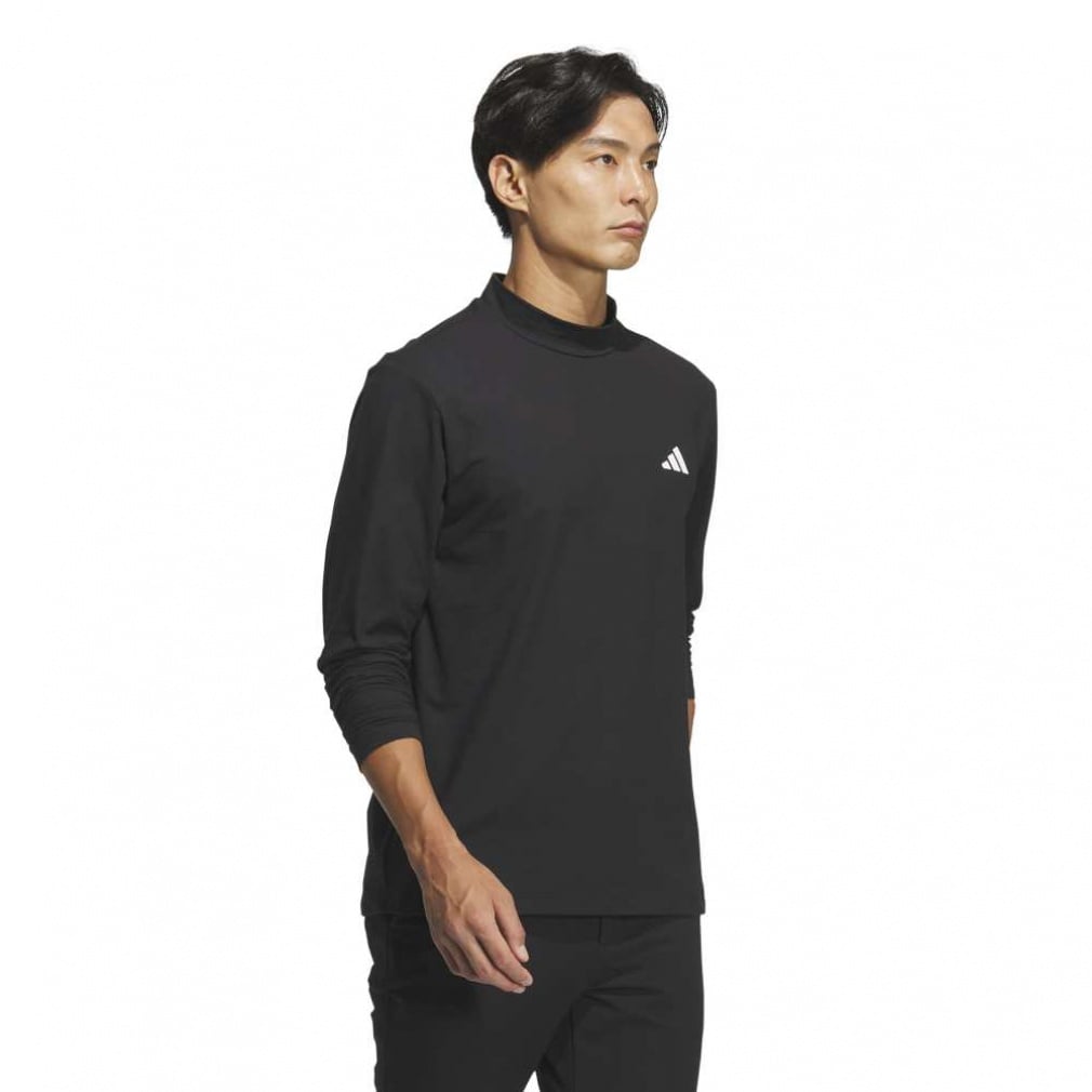 adidas Men's Golf Wear Back Graphic Long Sleeve Mock Shirt JVV08