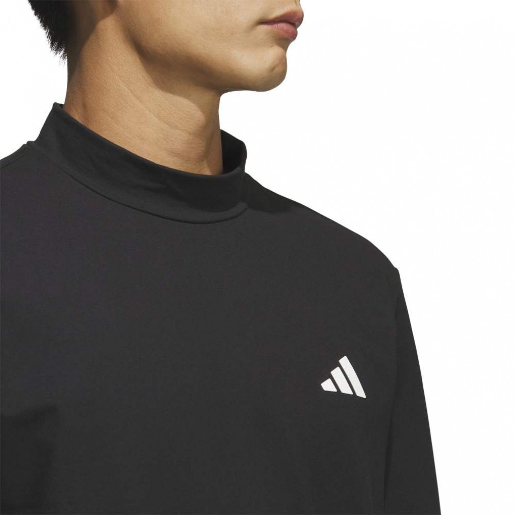 adidas Men's Golf Wear Back Graphic Long Sleeve Mock Shirt JVV08