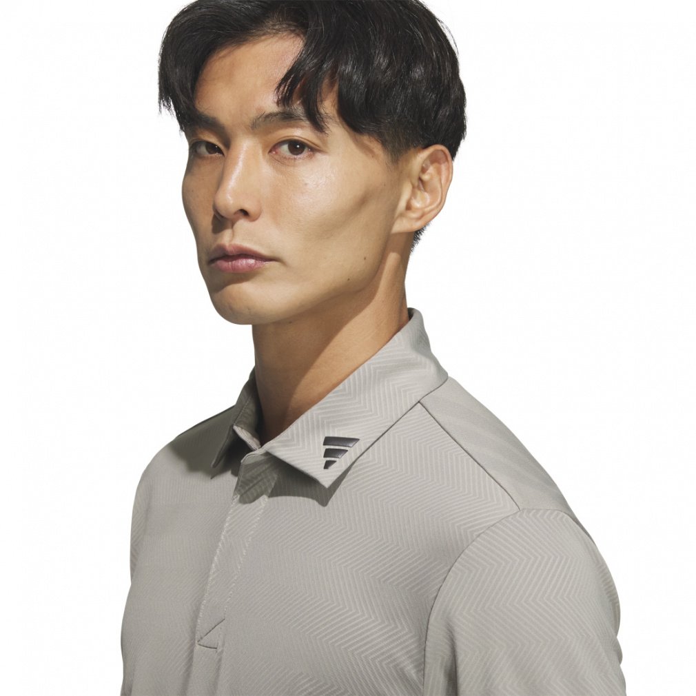 adidas Men's Golf Wear Adizero Jacquard Long Sleeve Shirt JWJ84