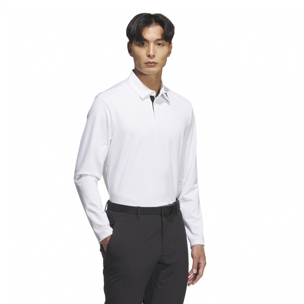 adidas Men's Golf Wear Adizero Jacquard Long Sleeve Shirt JWJ84
