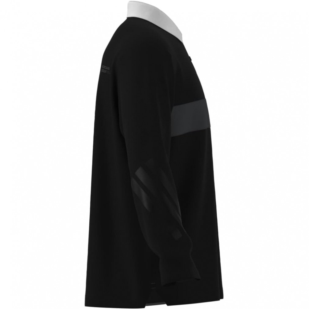 adidas Men's Golf Wear Beyond The Course Color Block Long Sleeve Polo Shirt JM9581