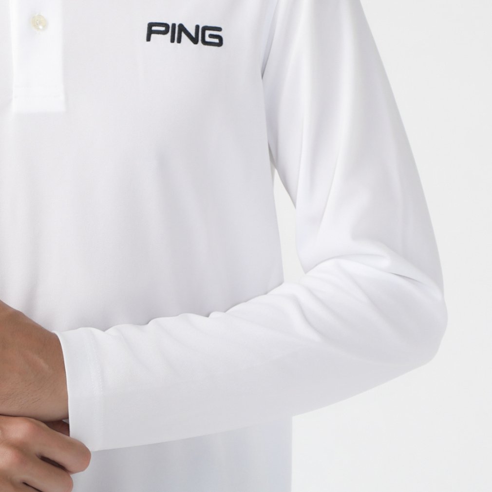 PING Men's Golf Wear 24FW Alpen Exclusive Long Sleeve Polo Shirt 6214261803
