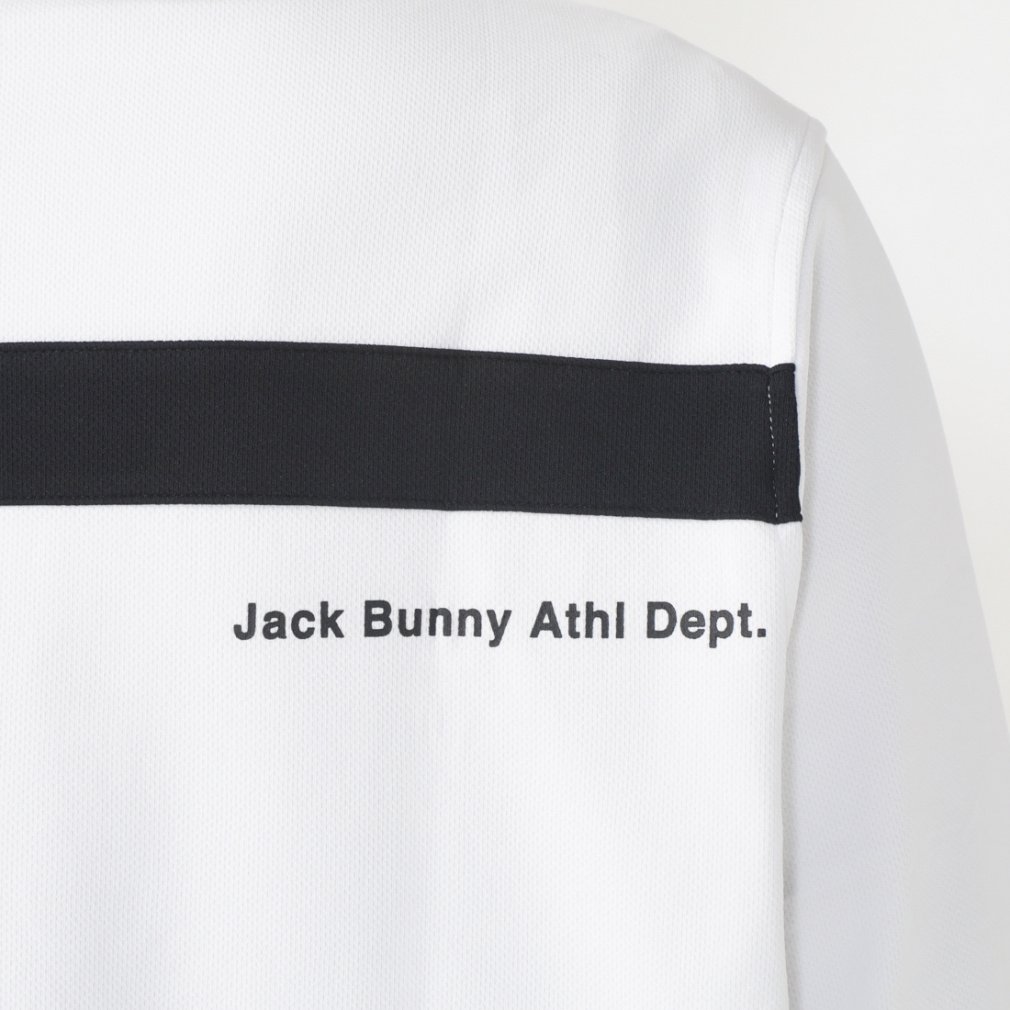Jack Bunny Men's Golf Wear Mesh Ponte Long Sleeve Polo Shirt 2624261919