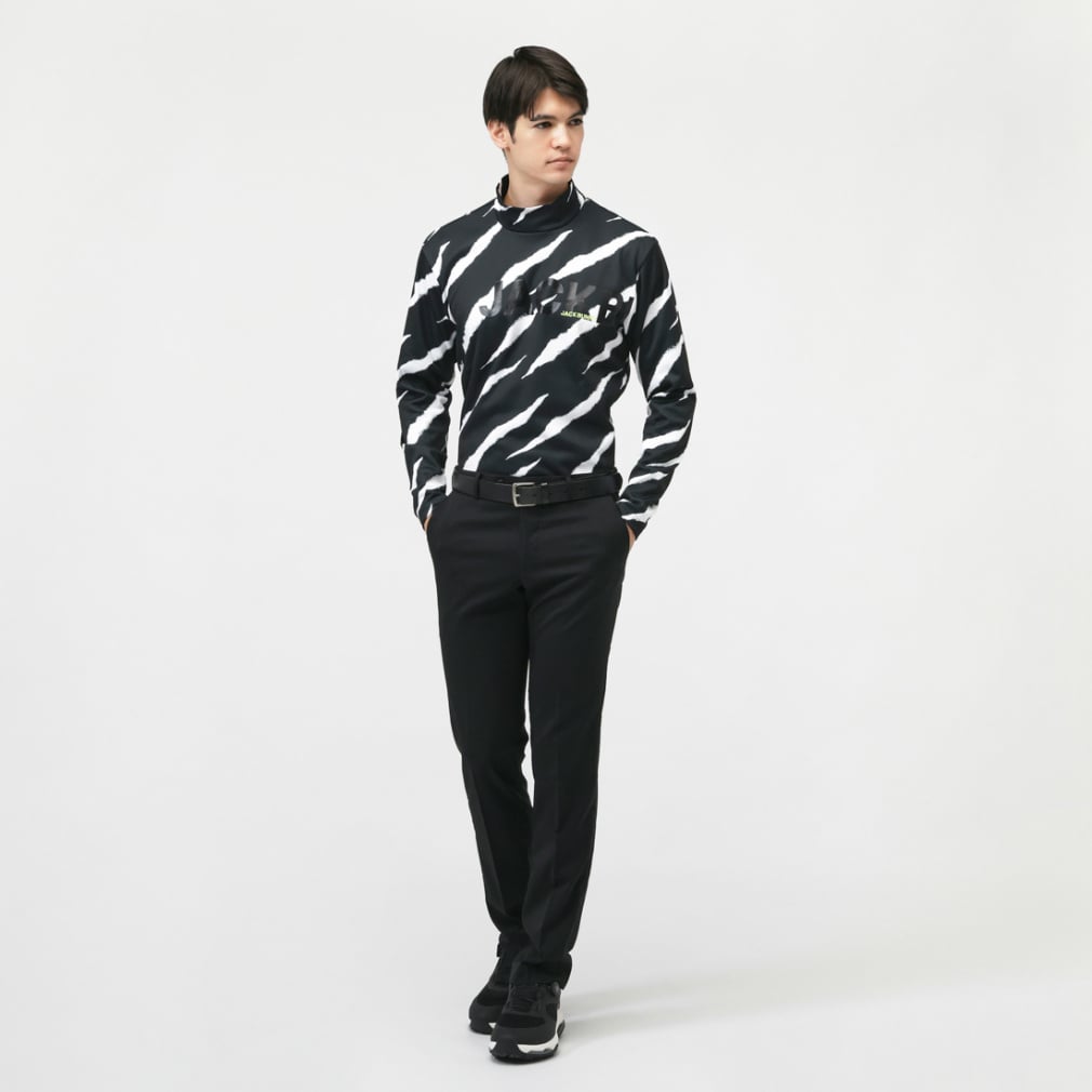 Jack Bunny Men's Golf Wear KARUISHI Long Sleeve Cut and Sewn 2625266033