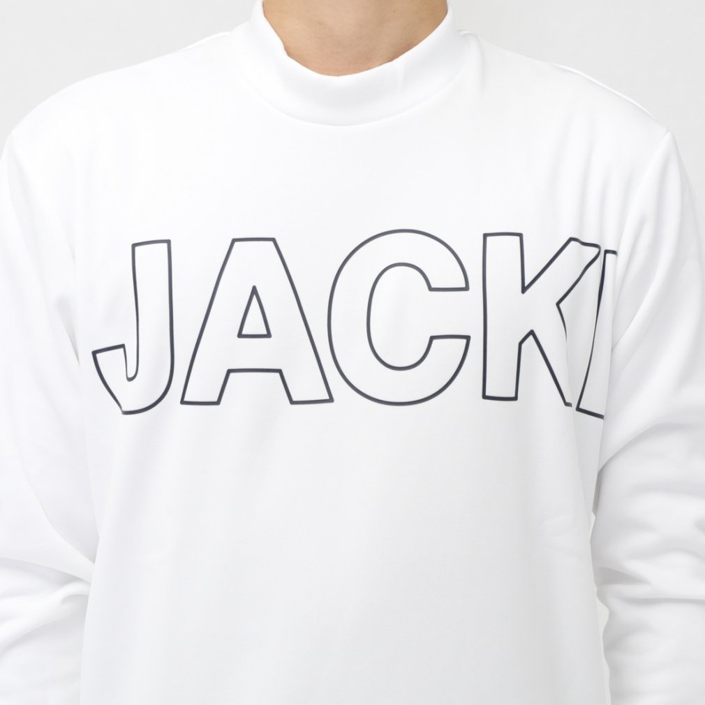 Jack Bunny Men's Golf Wear KARUISHI ECO Mock Neck Cut and Sewn (Long Sleeve) 2624266121