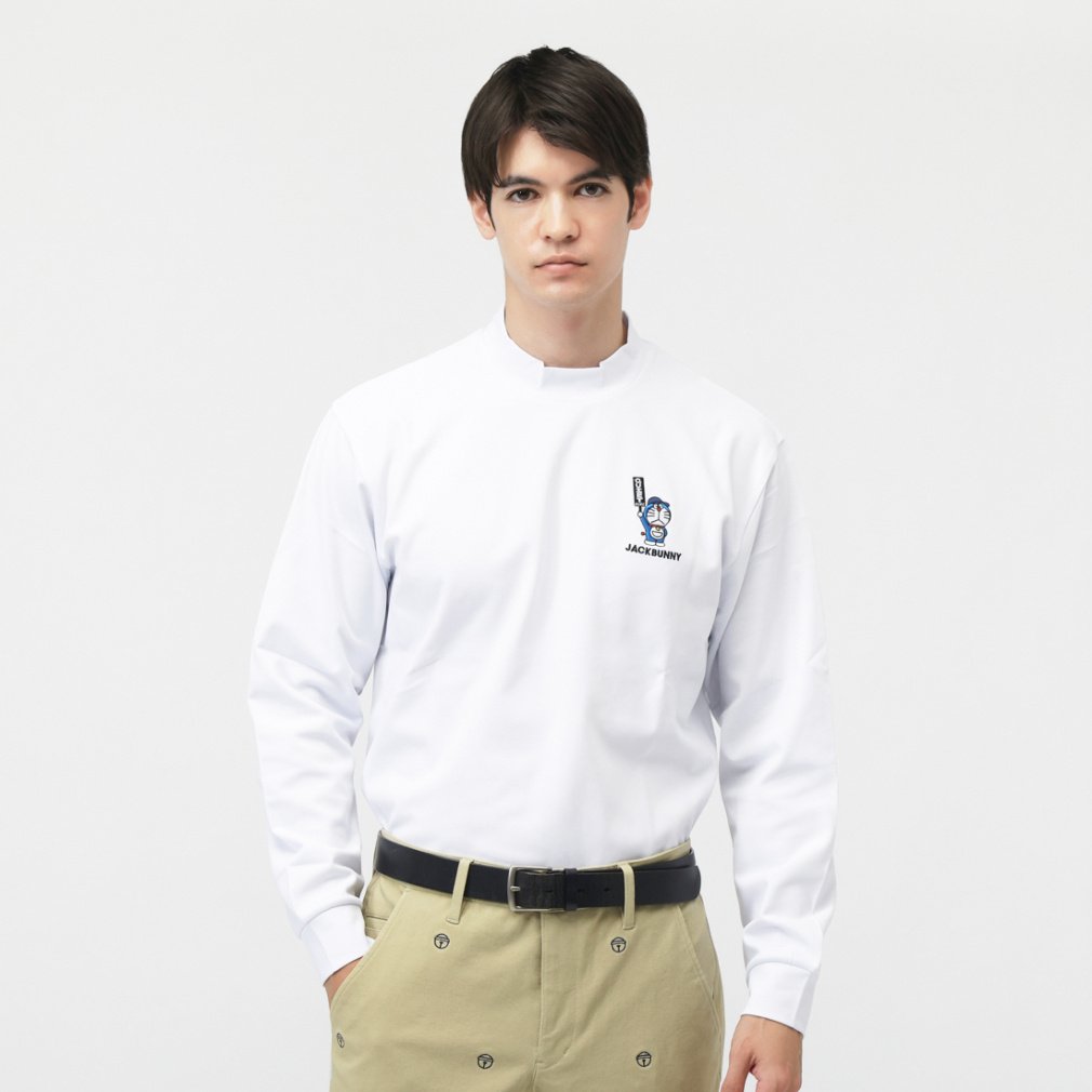 Jack Bunny Men's Golf Wear [Doraemon] PE Jersey Long Sleeve Cut and Sewn 2625266061