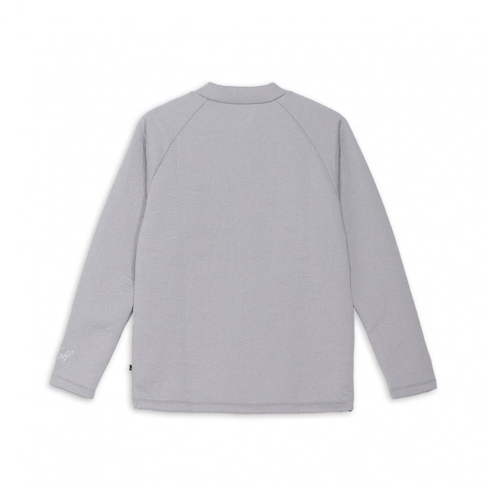 PUMA Men's Golf Wear Stretch 3D Jacquard Raglan Mock Neck 630489