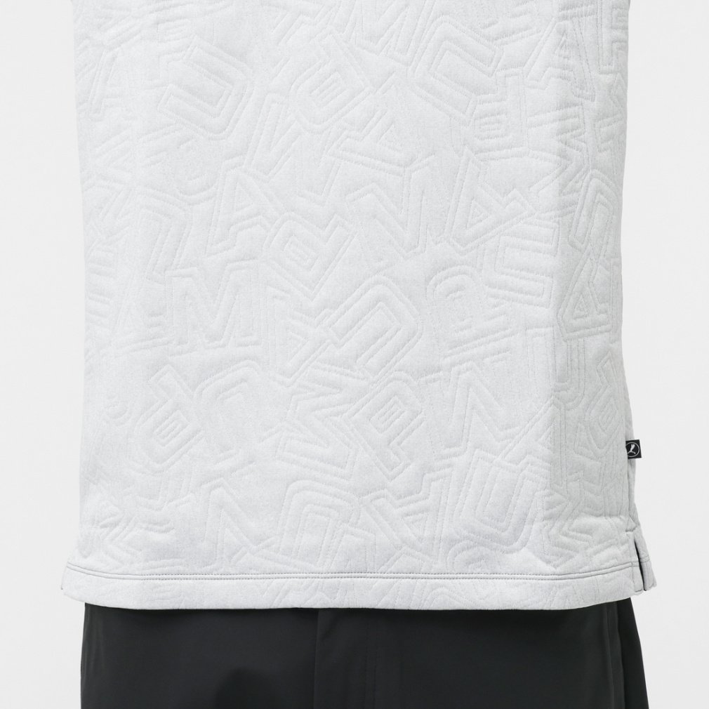 PUMA Men's Golf Wear Stretch 3D Jacquard Raglan Mock Neck 630489