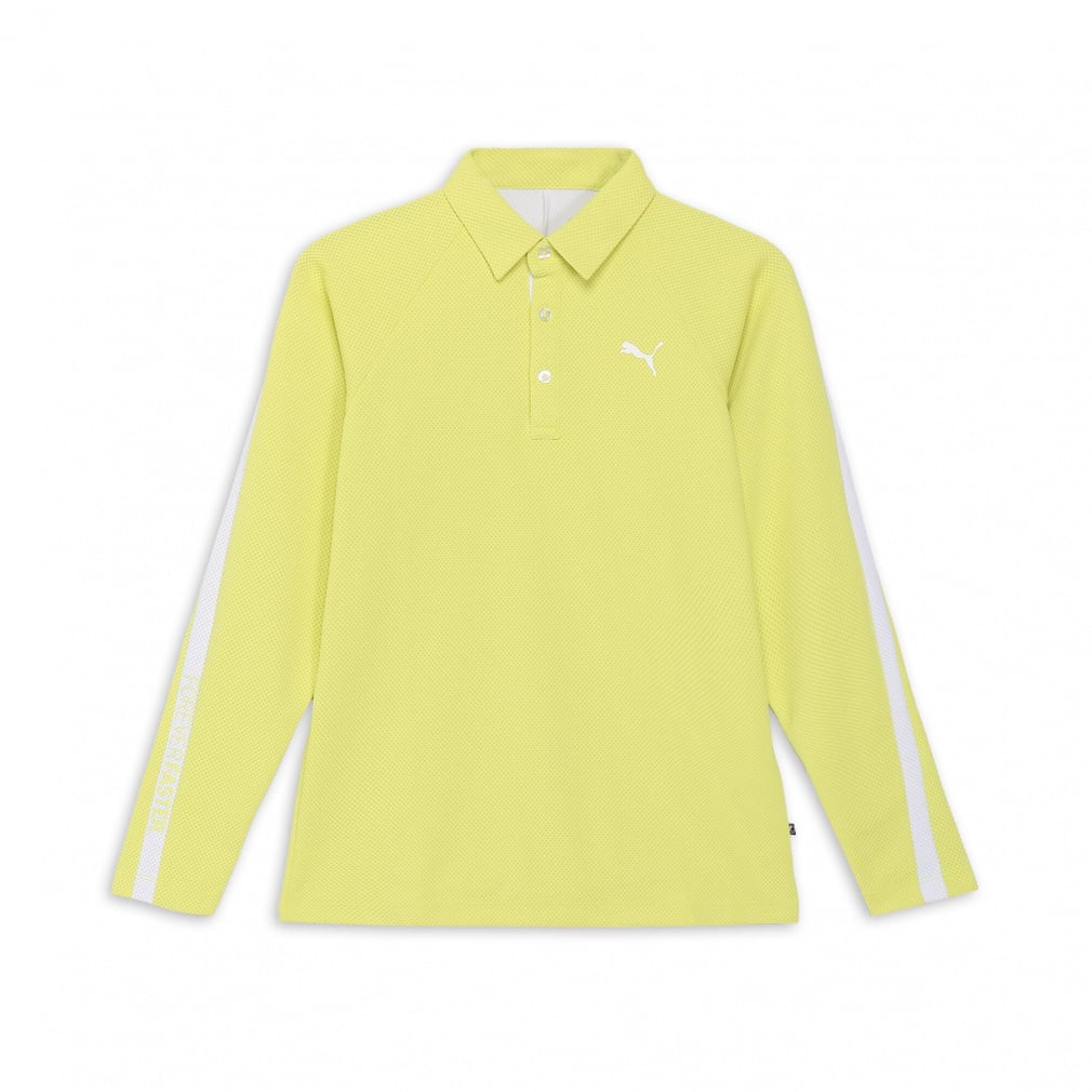 PUMA Men's Golf Wear PF Stretch Thermo Tapered Line LS Polo 630423