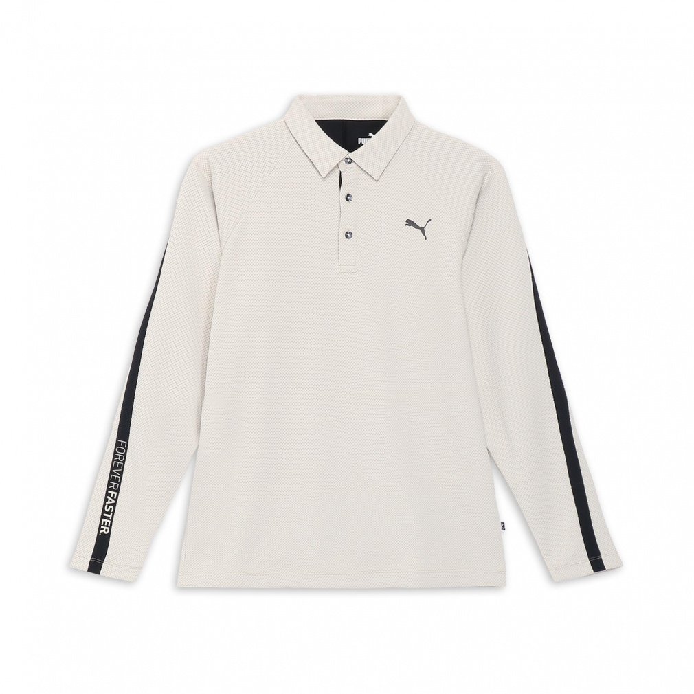 PUMA Men's Golf Wear PF Stretch Thermo Tapered Line LS Polo 630423
