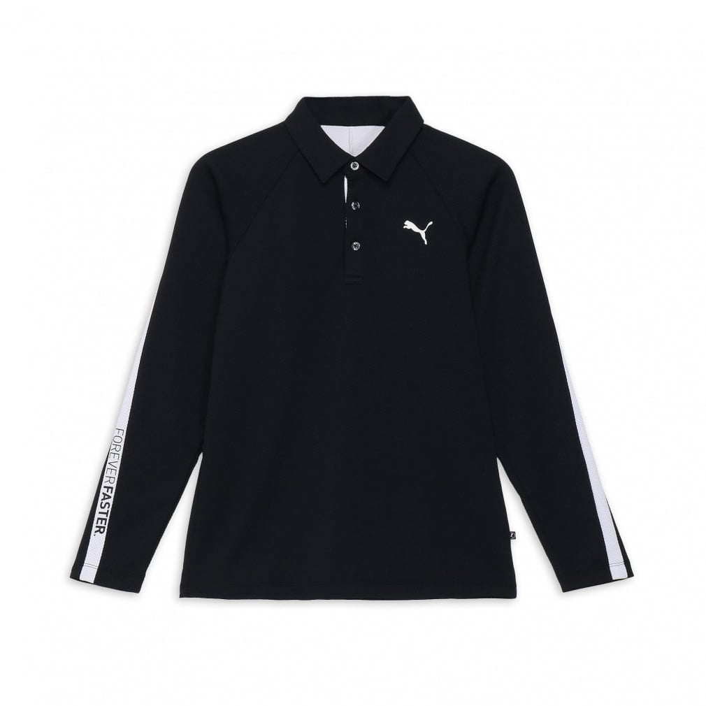 PUMA Men's Golf Wear PF Stretch Thermo Tapered Line LS Polo 630423