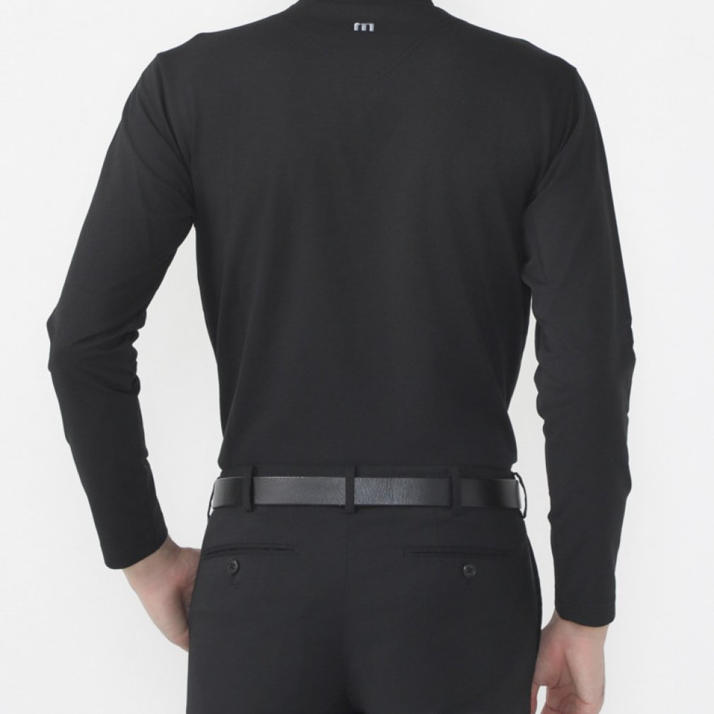 TRAVIS MATHEW Men's Golf Wear L/S Mock-Neck Tee 7AK020
