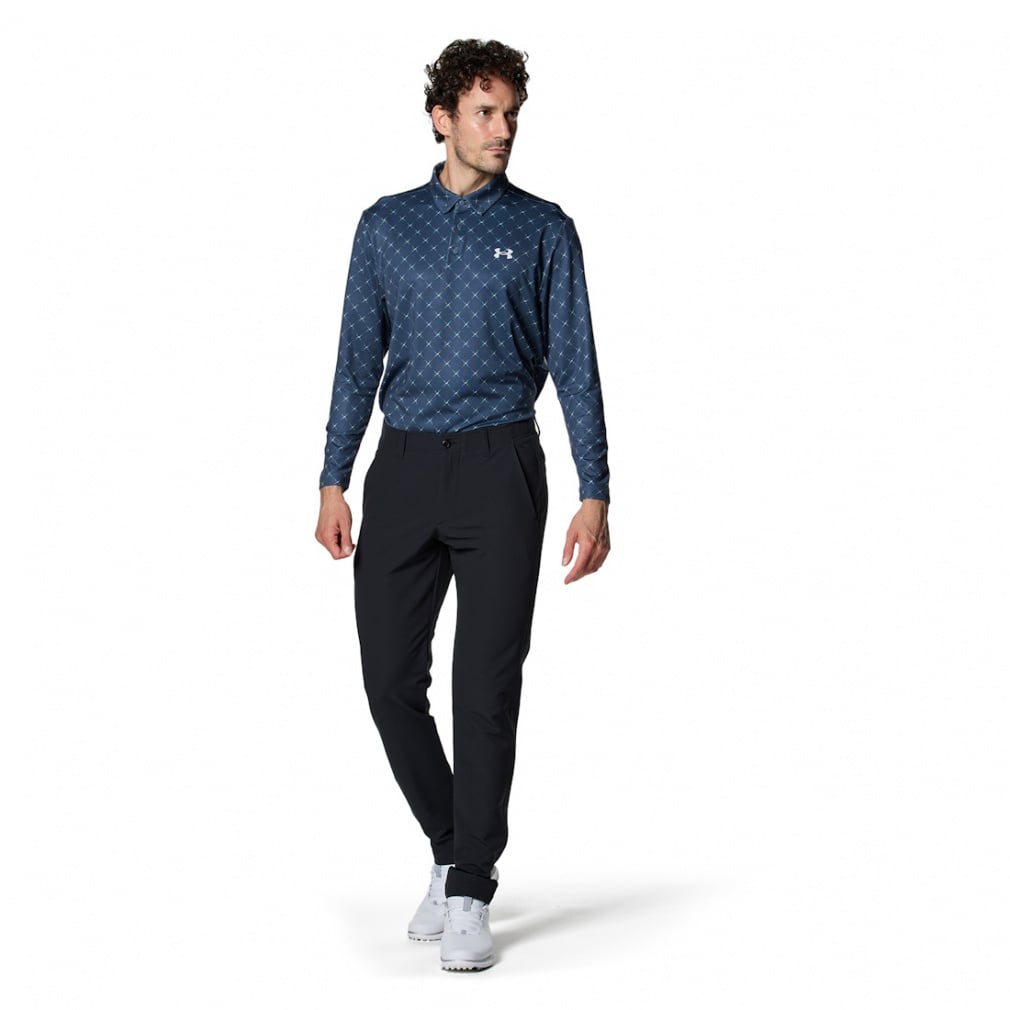 UNDER ARMOUR Men's Golf Wear UA Playoff Deuce Long Sleeve Polo 1381280
