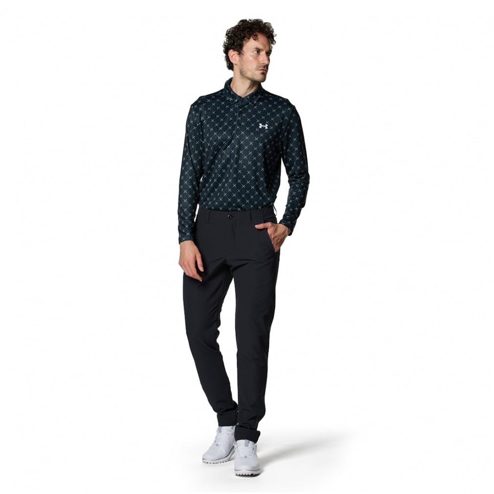 UNDER ARMOUR Men's Golf Wear UA Playoff Deuce Long Sleeve Polo 1381280