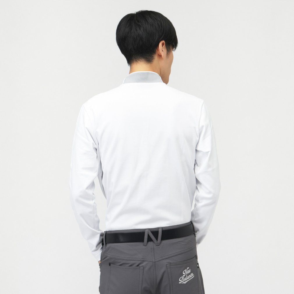 new balance Men's Golf Wear L/SLEEVE MOCK NECK PULLOVER 0125267006