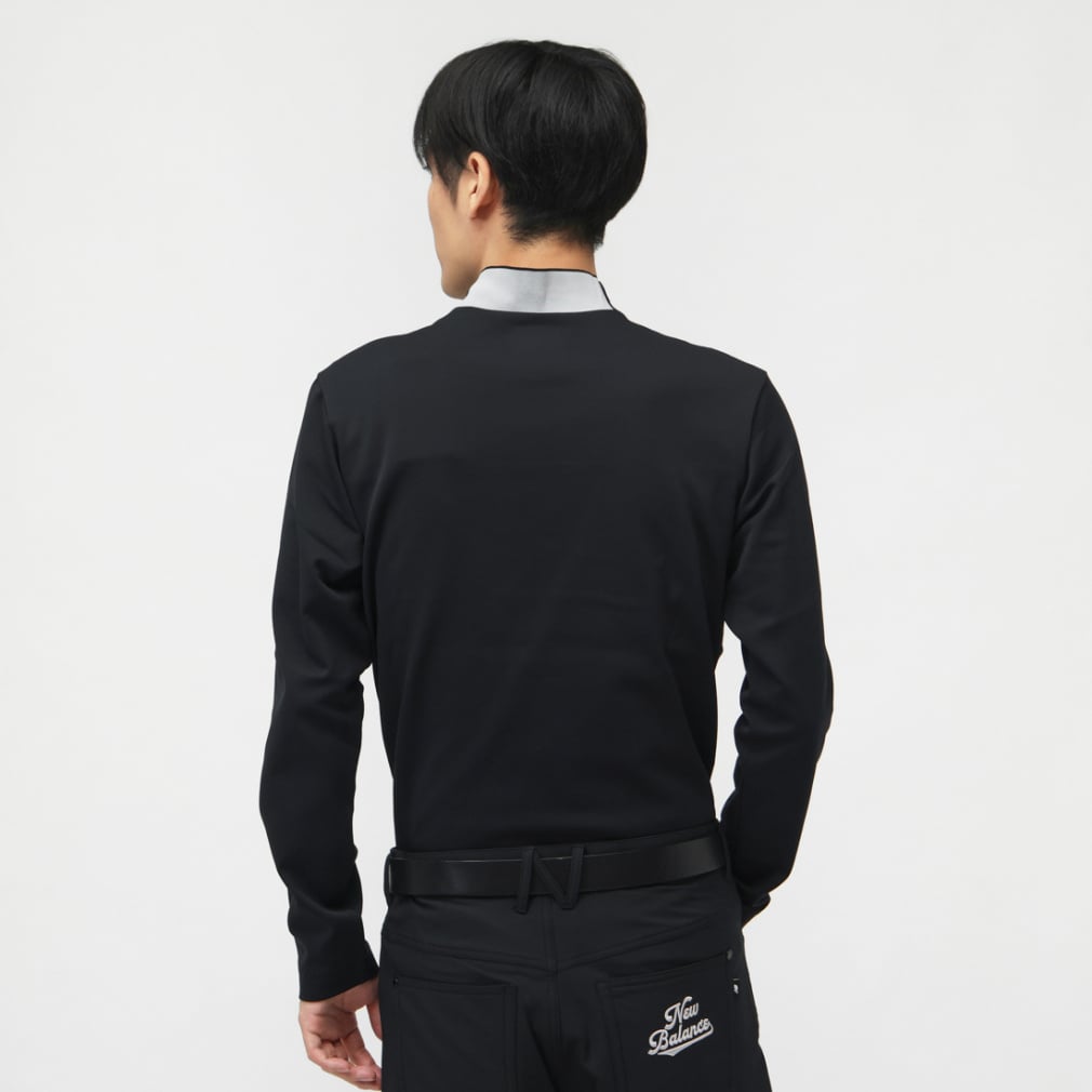 new balance Men's Golf Wear L/SLEEVE MOCK NECK PULLOVER 0125267006