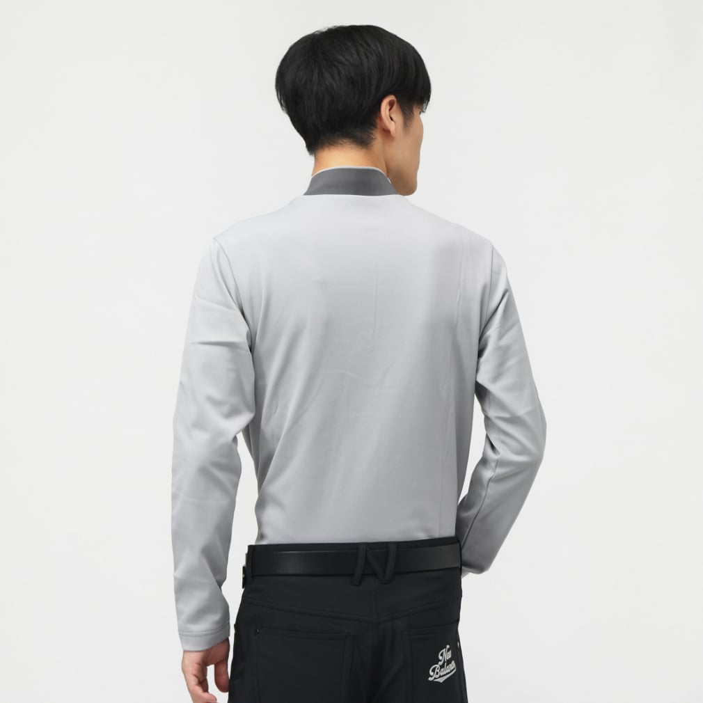 new balance Men's Golf Wear L/SLEEVE MOCK NECK PULLOVER 0125267006