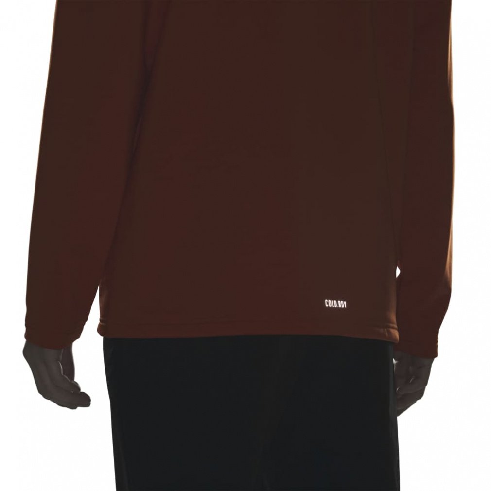 adidas Men's Golf Wear COLD .RDY Three Stripes Long Sleeve Mock Shirt JVV04