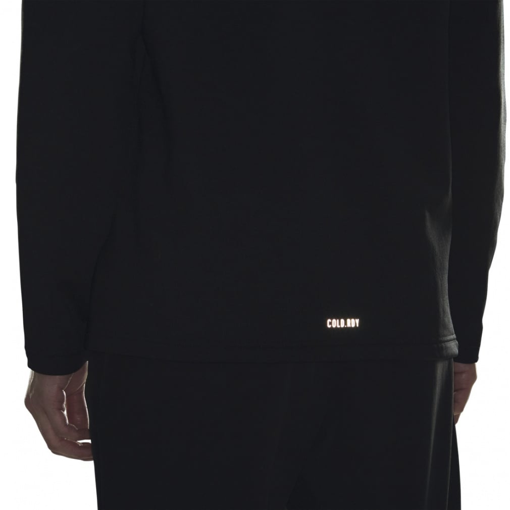 adidas Men's Golf Wear COLD .RDY Three Stripes Long Sleeve Mock Shirt JVV04