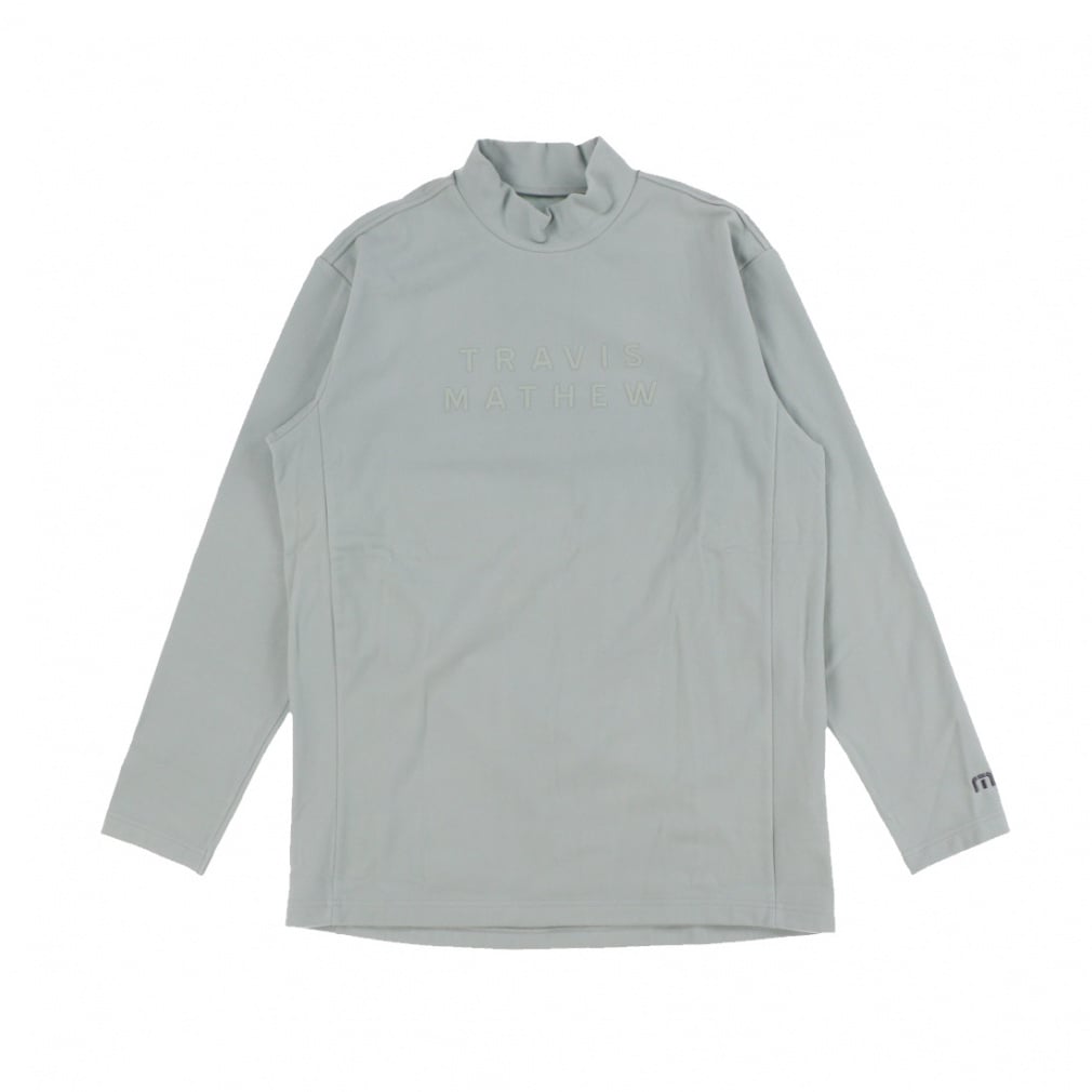 TRAVIS MATHEW Men's Golf Wear Print Logo Mock 7AK043