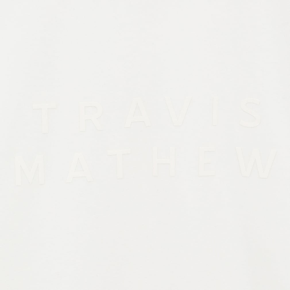 TRAVIS MATHEW Men's Golf Wear Print Logo Mock 7AK043