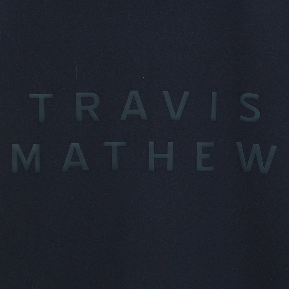 TRAVIS MATHEW Men's Golf Wear Print Logo Mock 7AK043