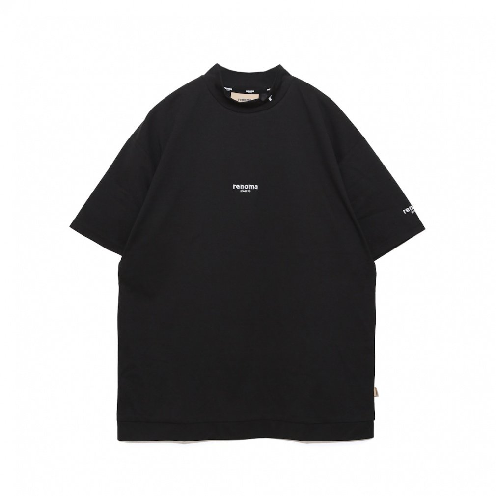 renoma Men's Golf Wear VERTICAL LOGO MOCK NECK S/S-SP RG5106-004