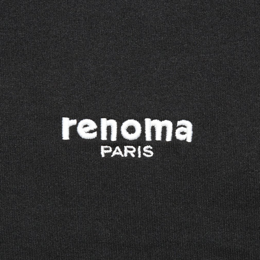 renoma Men's Golf Wear VERTICAL LOGO MOCK NECK S/S-SP RG5106-004