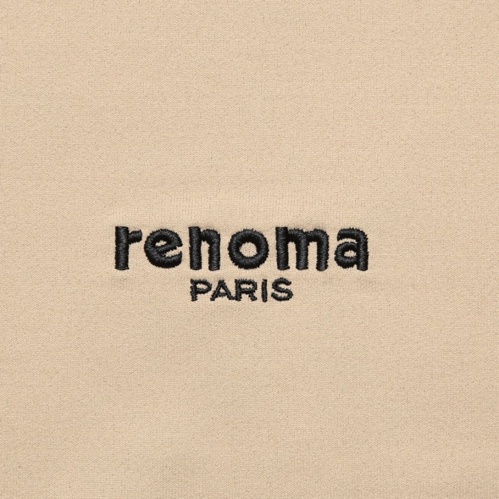 renoma Men's Golf Wear VERTICAL LOGO MOCK NECK S/S-SP RG5106-004