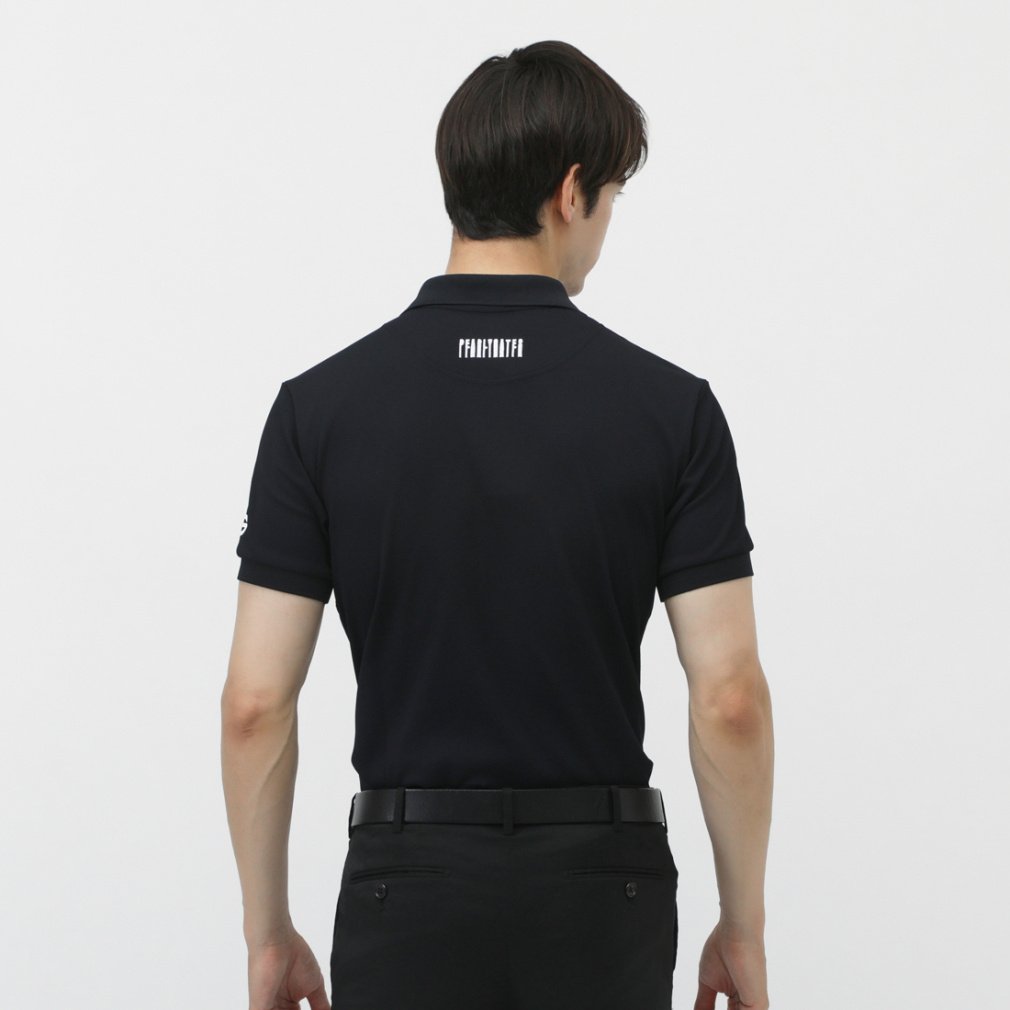 PEARLY GATES Men's Golf Wear Full-Dull Popcorn Pique Short Sleeve Polo Shirt 0535260605