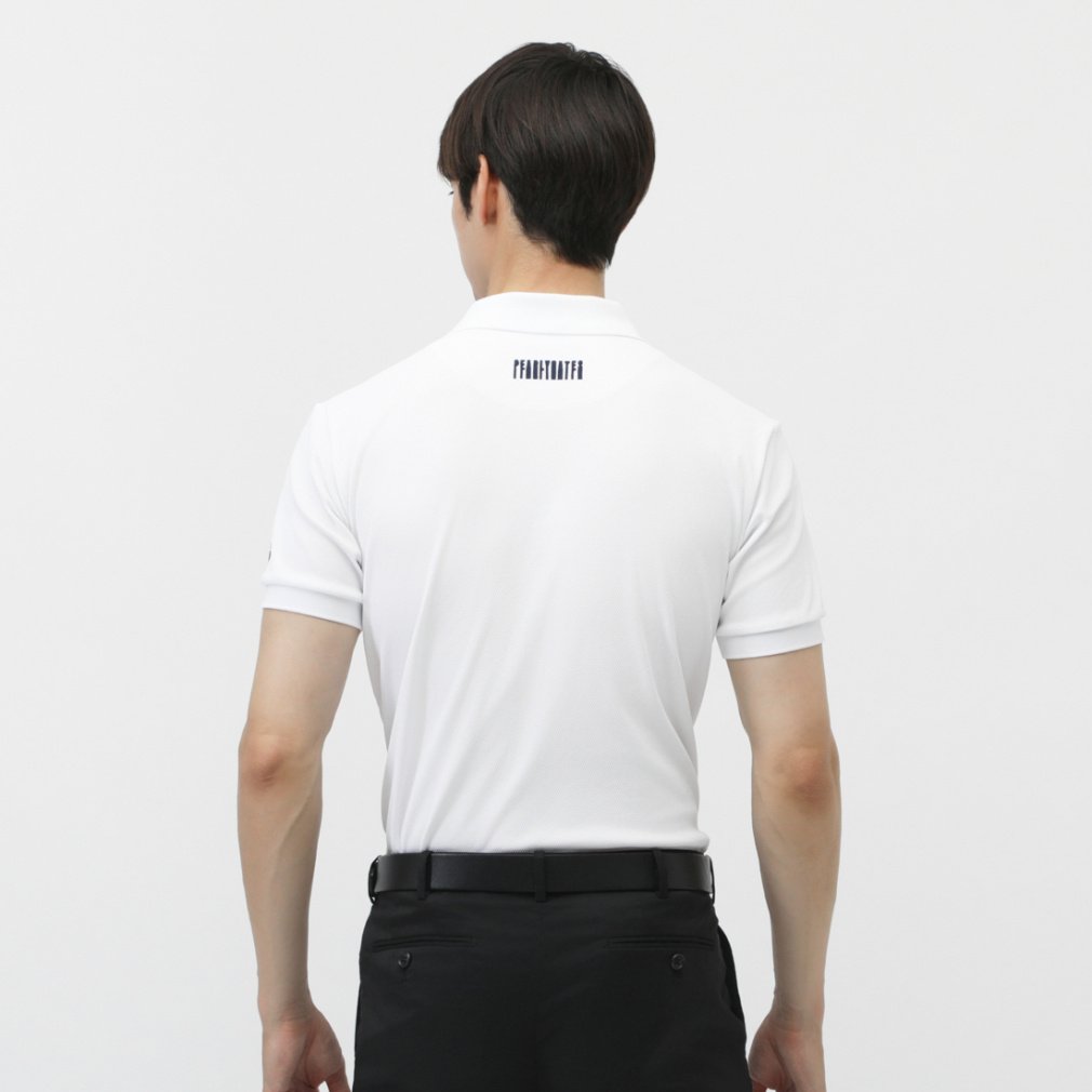 PEARLY GATES Men's Golf Wear Full-Dull Popcorn Pique Short Sleeve Polo Shirt 0535260605