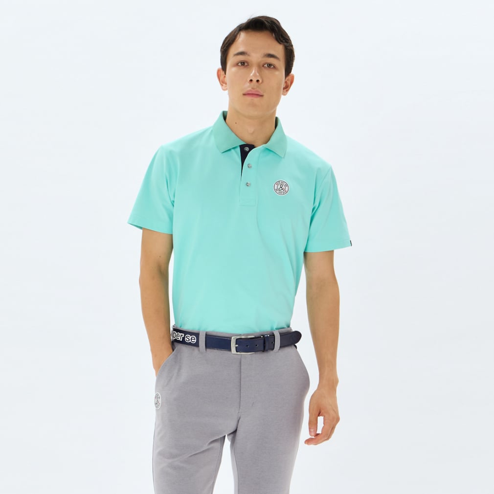 and per se Men's Golf Wear Swing Dry Short Sleeve Polo Shirt AMS9705V1