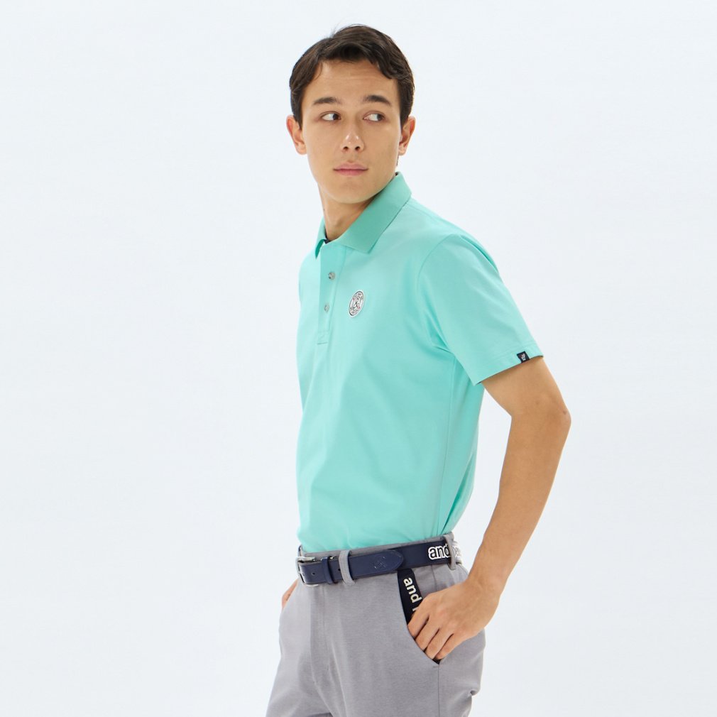 and per se Men's Golf Wear Swing Dry Short Sleeve Polo Shirt AMS9705V1