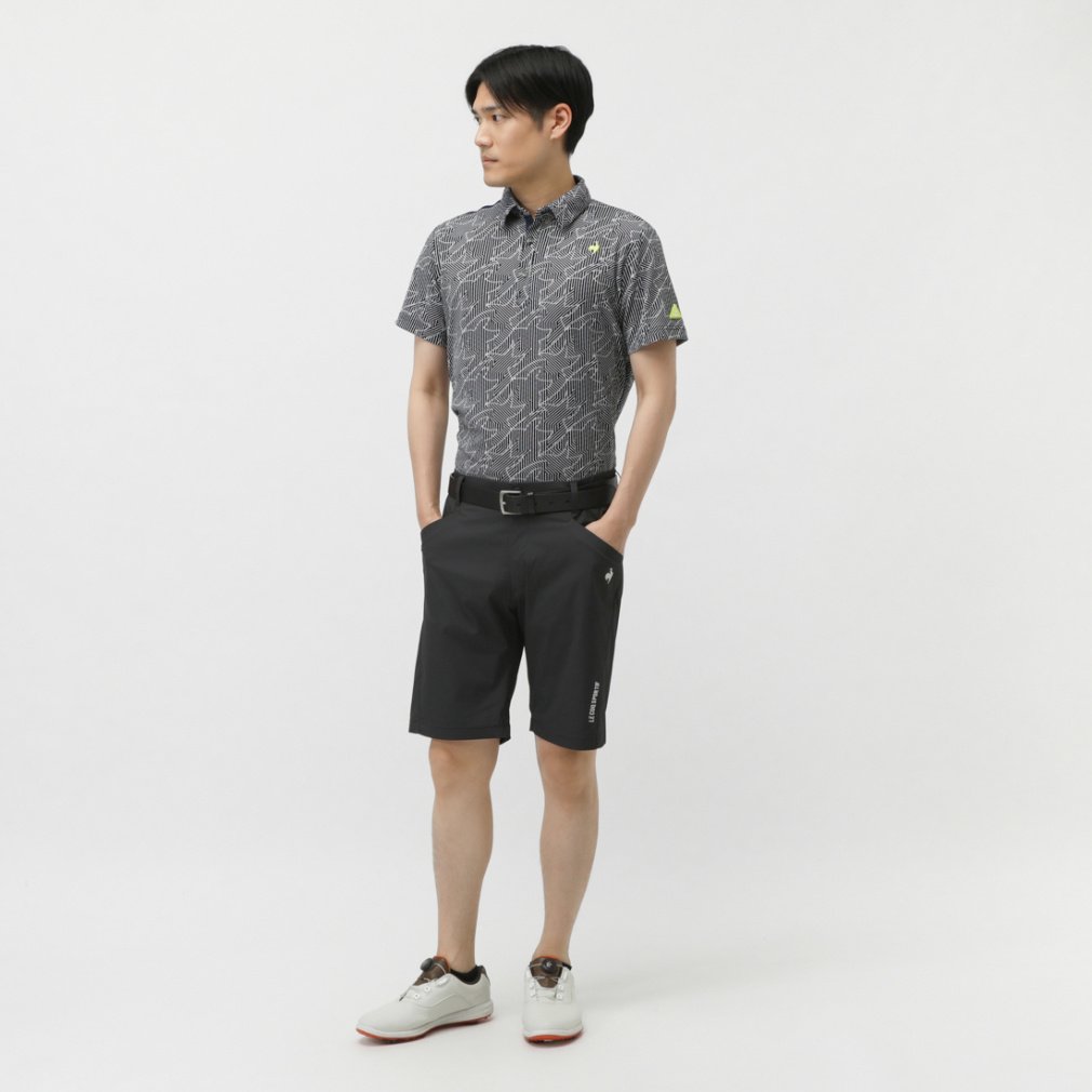 le coq sportif golf Men's Golf Wear Cool-to-the-Touch Shirt LG5SHS19M