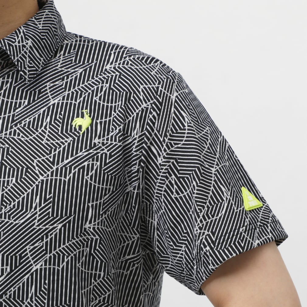 le coq sportif golf Men's Golf Wear Cool-to-the-Touch Shirt LG5SHS19M