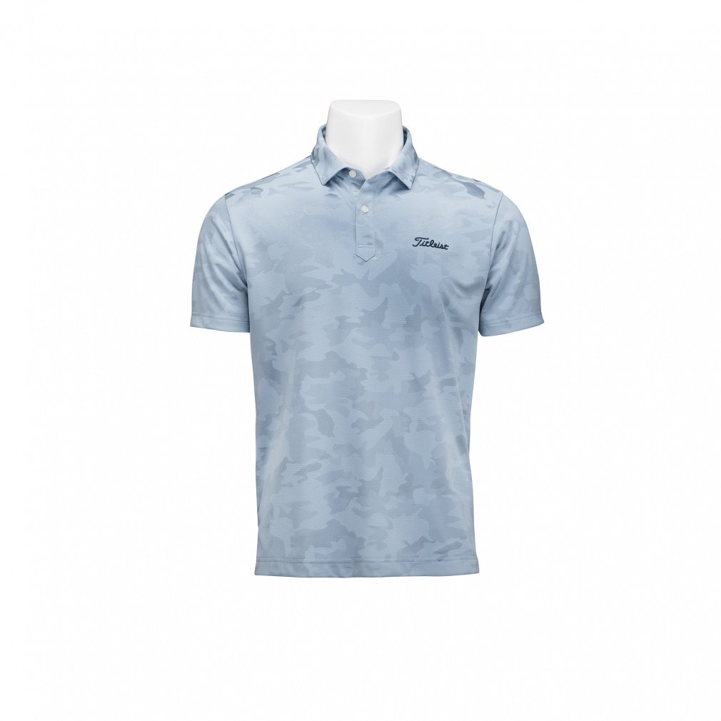Titleist Men's Golf Wear Camouflage Jacquard Shirt TMPMS114J 6665902794
