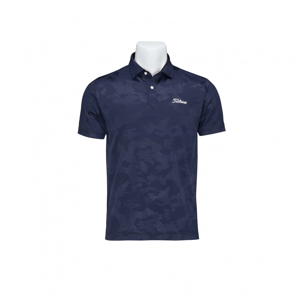 Titleist Men's Golf Wear Camouflage Jacquard Shirt TMPMS114J 6665902794