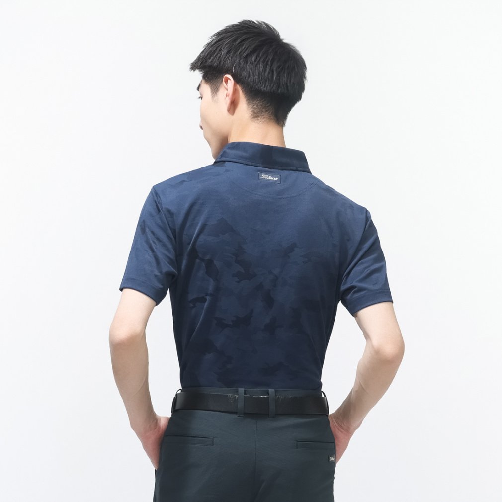 Titleist Men's Golf Wear Camouflage Jacquard Shirt TMPMS114J 6665902794