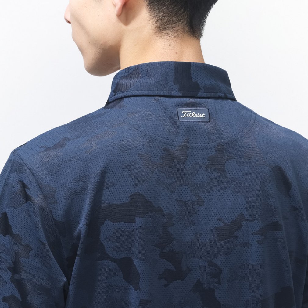 Titleist Men's Golf Wear Camouflage Jacquard Shirt TMPMS114J 6665902794