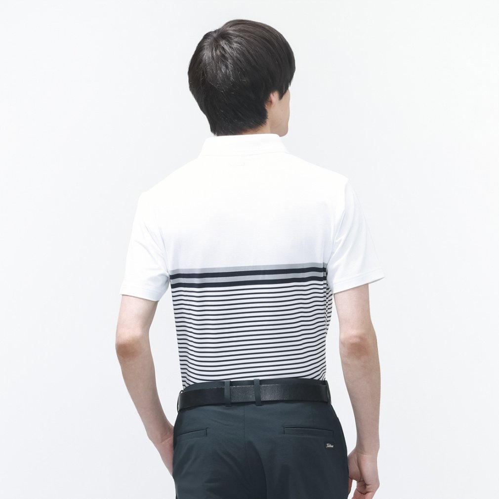Titleist Men's Golf Wear Panel Stripe Yarn-Dyed Shirt TMPMS118J 6665903241
