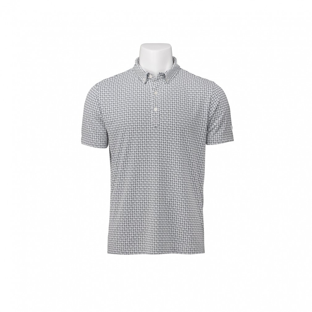 Titleist Men's Golf Wear Jacquard Button-Down Shirt TMPMS117J