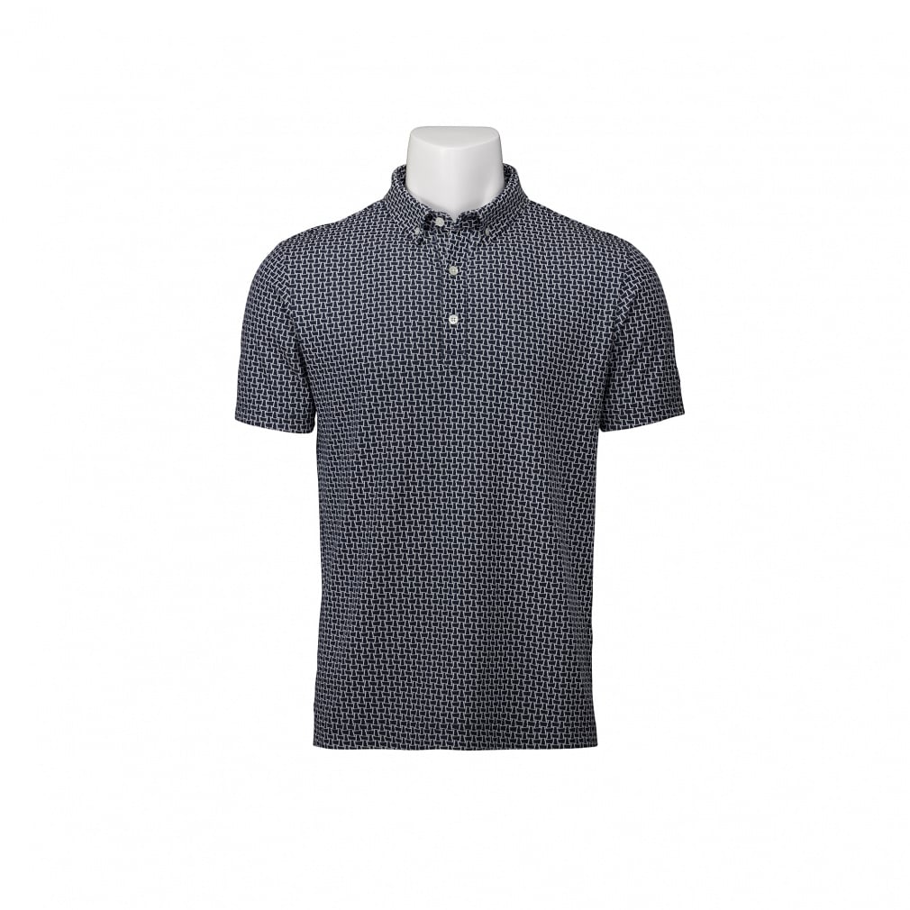 Titleist Men's Golf Wear Jacquard Button-Down Shirt TMPMS117J
