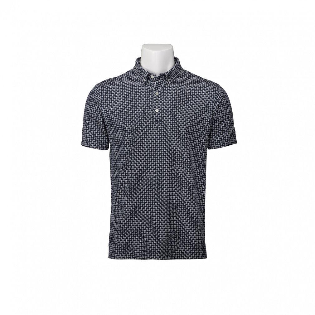 Titleist Men's Golf Wear Jacquard Button-Down Shirt TMPMS117J