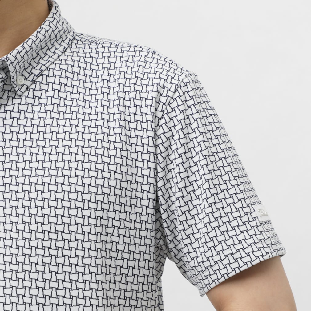 Titleist Men's Golf Wear Jacquard Button-Down Shirt TMPMS117J